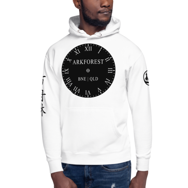 Watch Face - Unisex Hoodie (White)